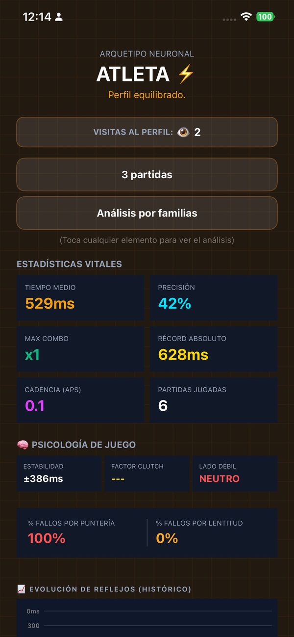 REFLEX RIVALS sur iOS — capture 2