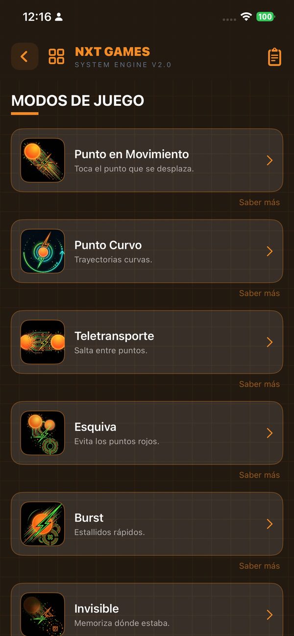 REFLEX RIVALS sur iOS — capture 3